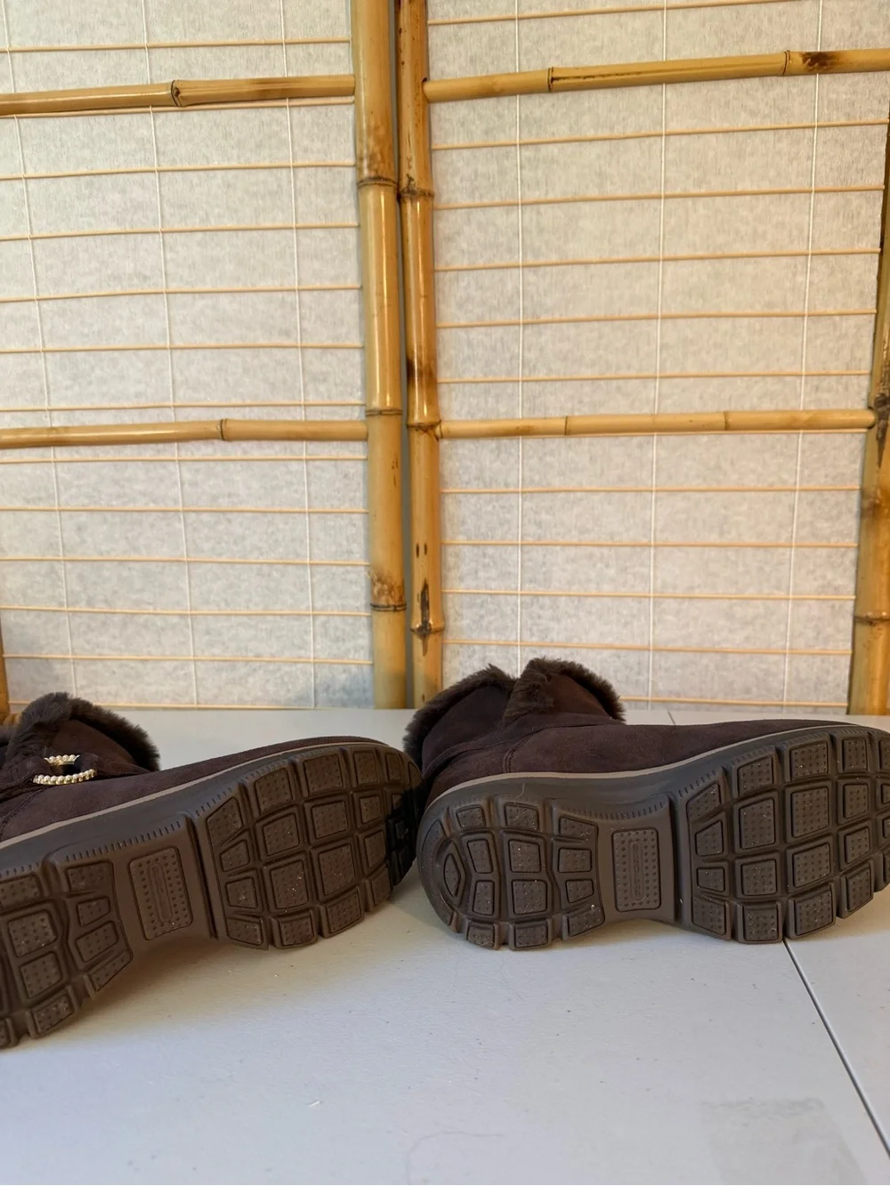 Skechers plush faux